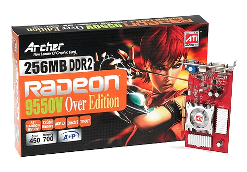 아처텍 ATi 9550 OverEdition 256M/128Bit :: ASUS, ASROCK, 기가바이트 공식 수입원 보증 ...